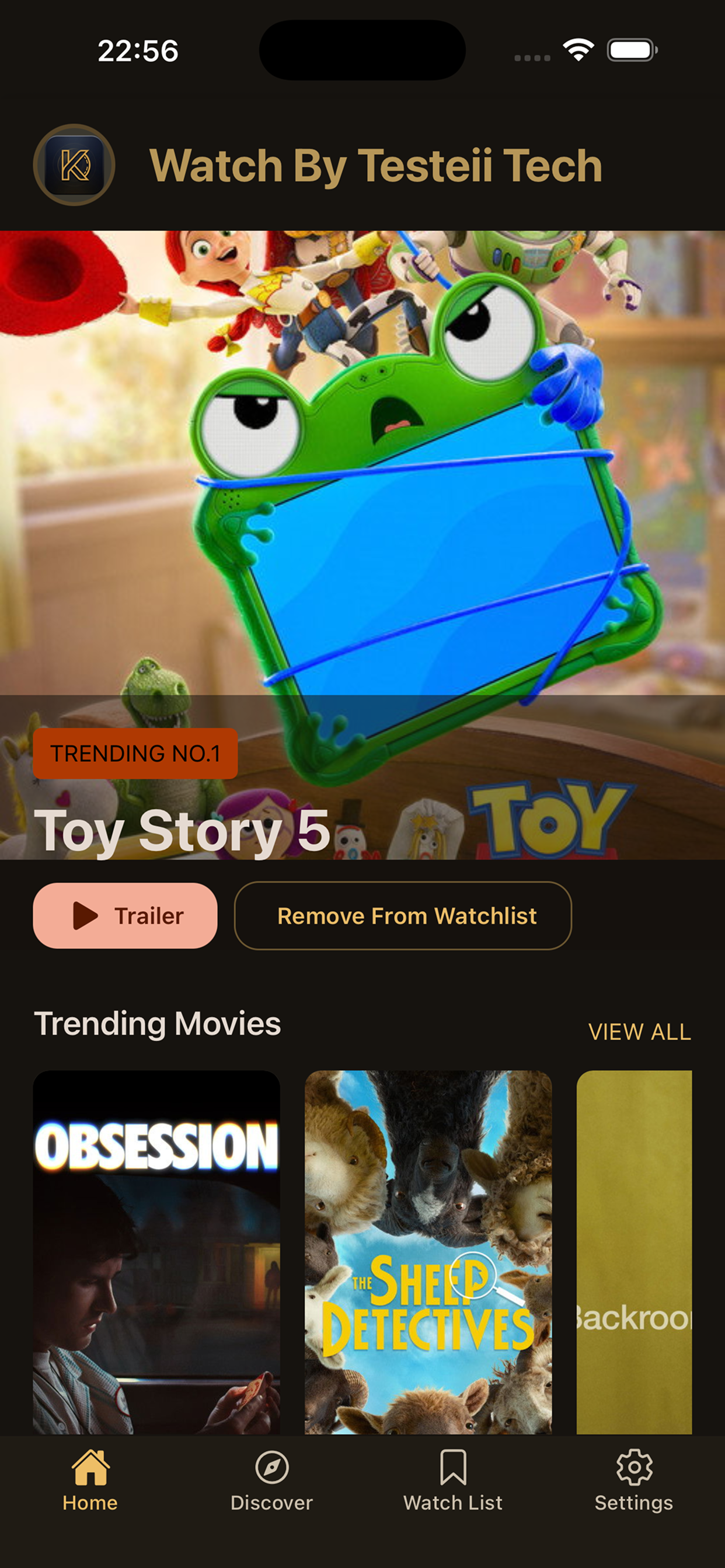Watch By Testeii Tech movie screen
